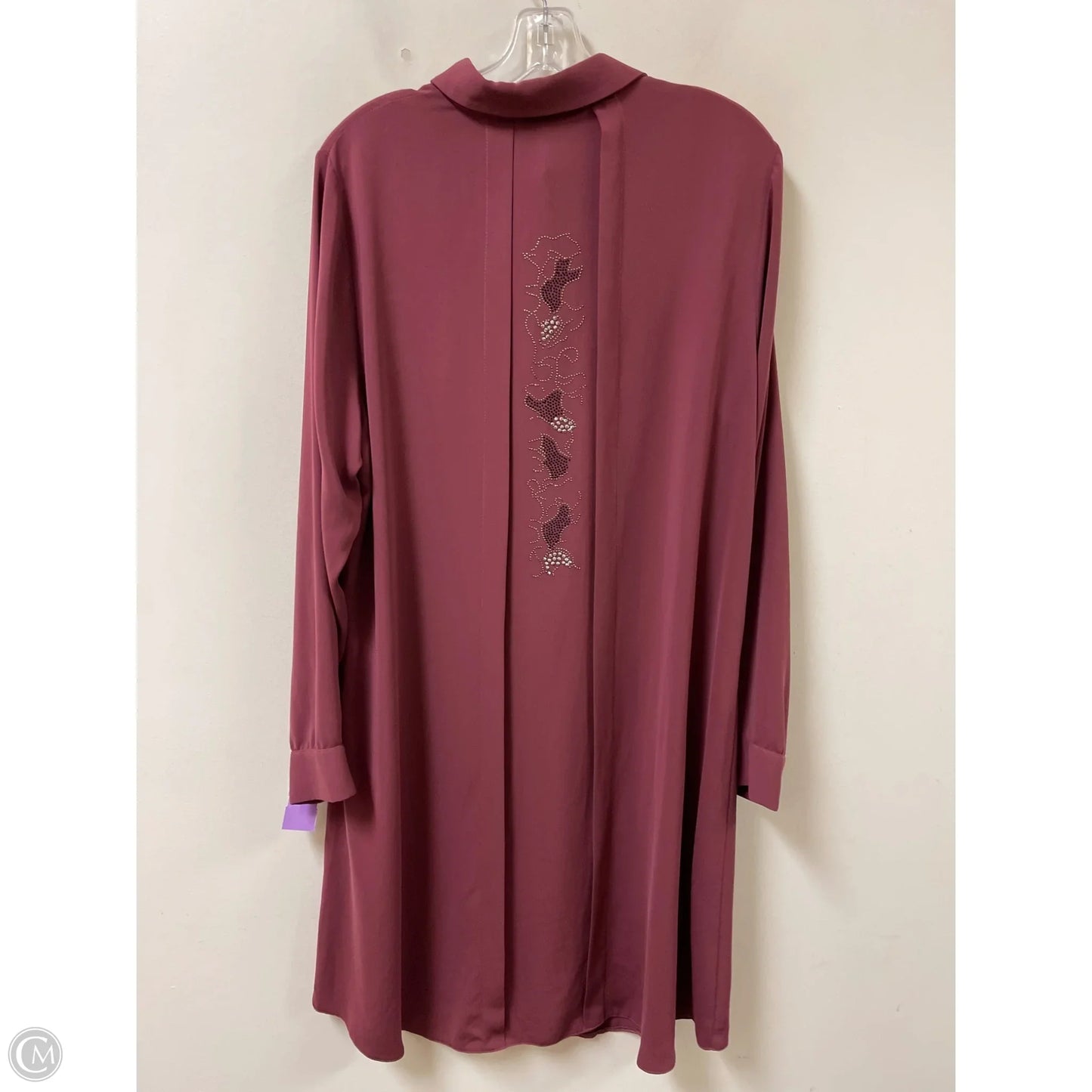 Dress Casual Midi By Clothes Mentor In Purple, Size: Xl