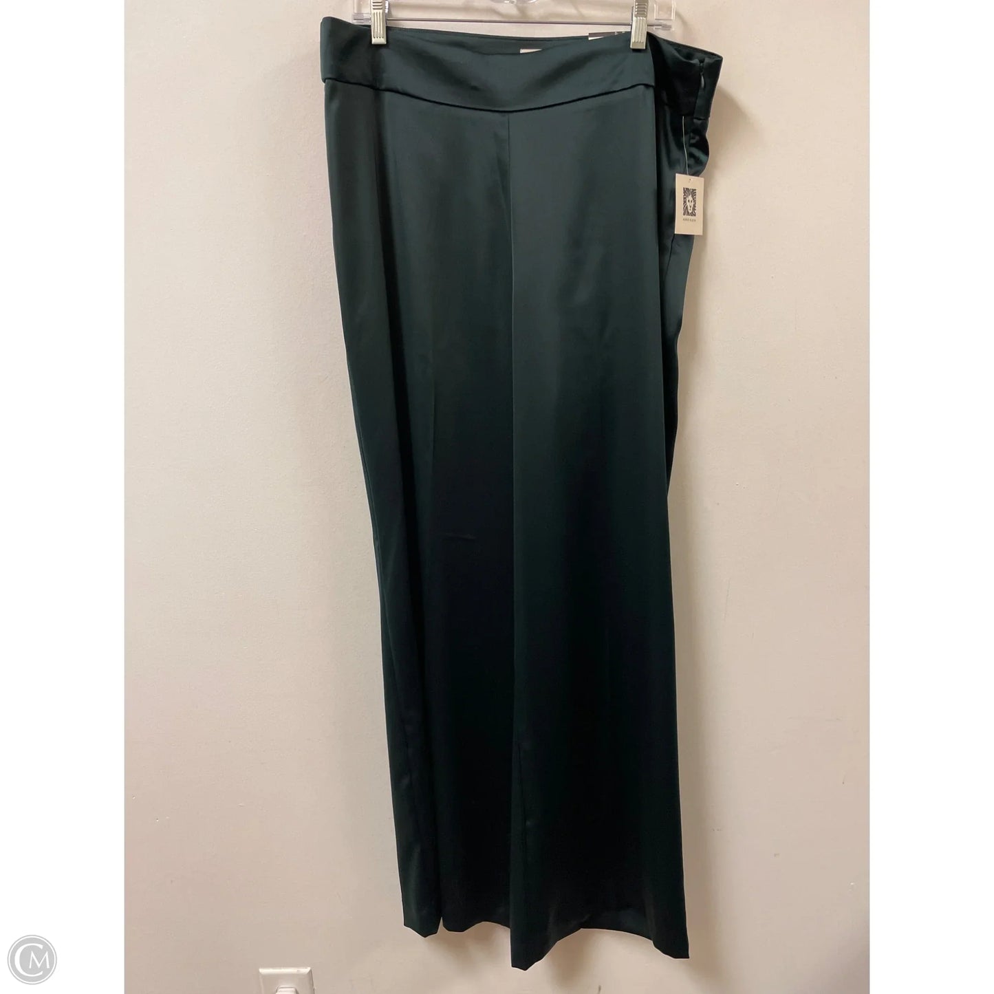 Pants Wide Leg By Anne Klein In Green, Size: 14