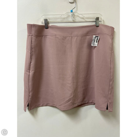 Athletic Skort By 32 Degrees In Pink, Size: 1x