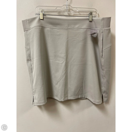 Athletic Skort By 32 Degrees In Cream, Size: 1x