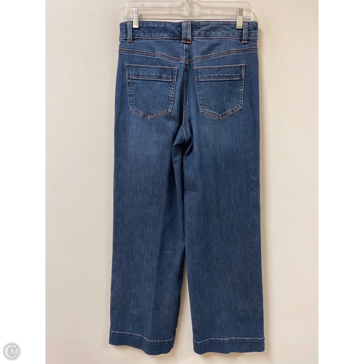 Jeans Wide Leg By Talbots In Blue Denim, Size: 2