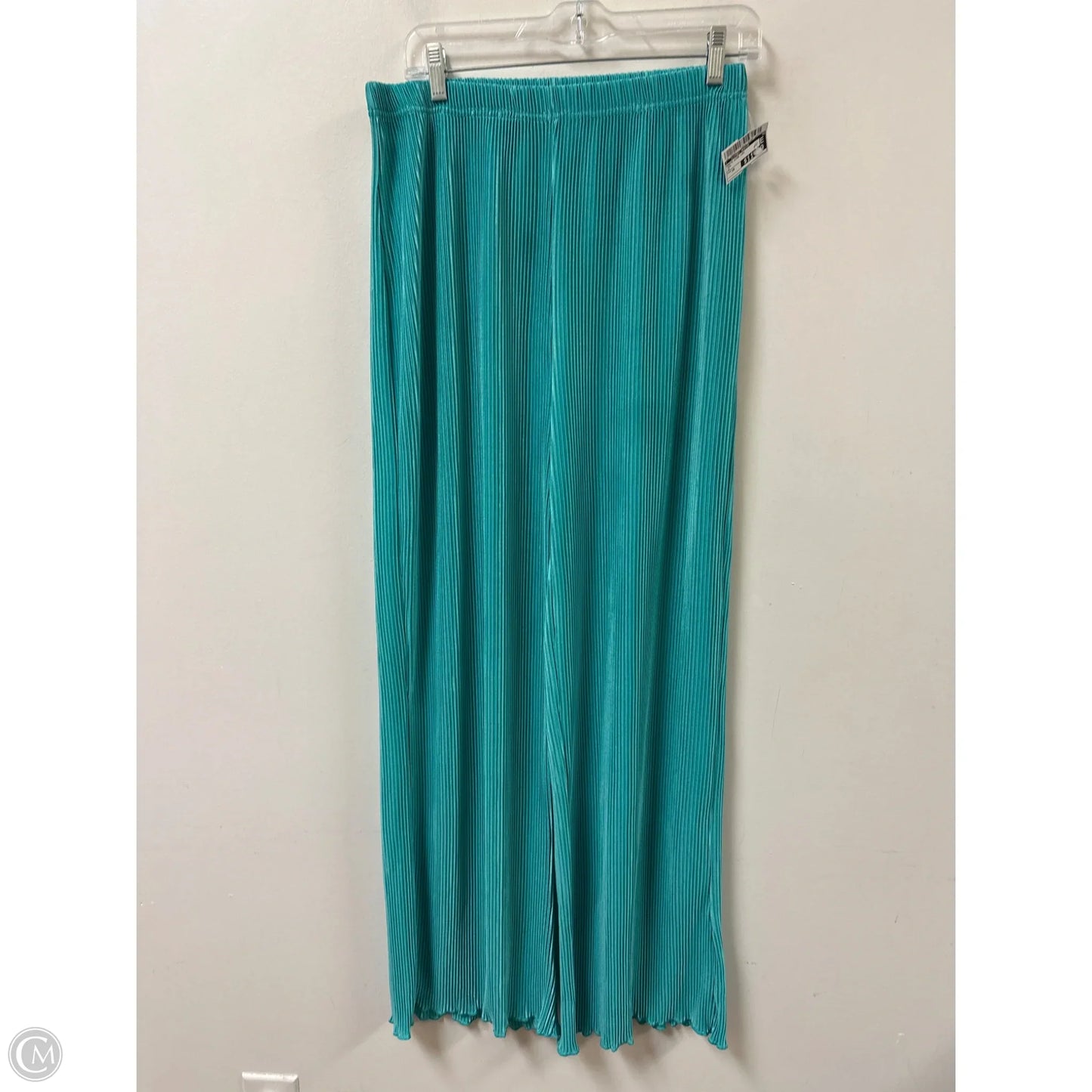 Pants Wide Leg By Clothes Mentor In Teal, Size: 16