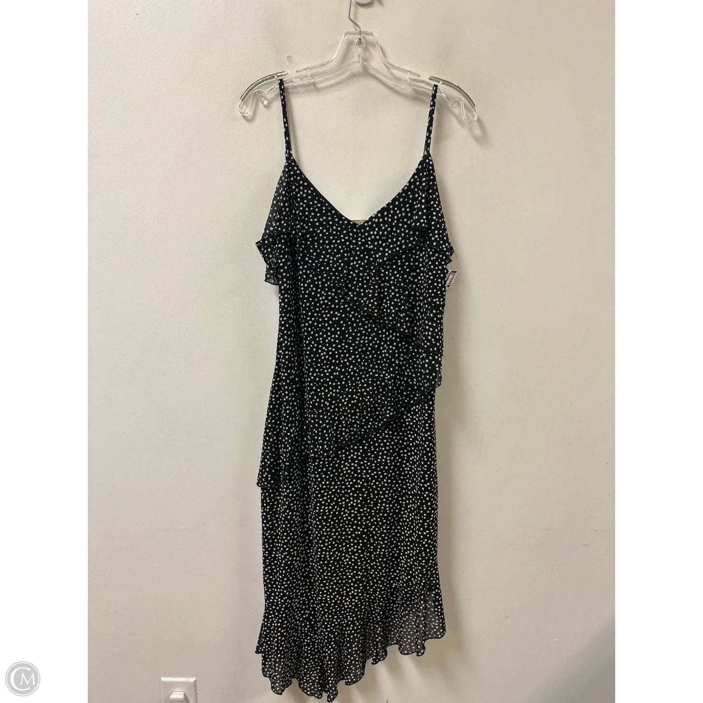 Dress Casual Midi By Ember In Polkadot Pattern, Size: Xl