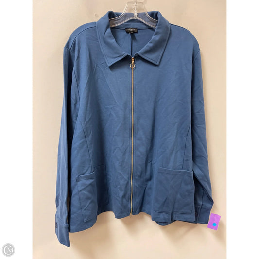 Jacket Other By Talbots In Blue, Size: 3x