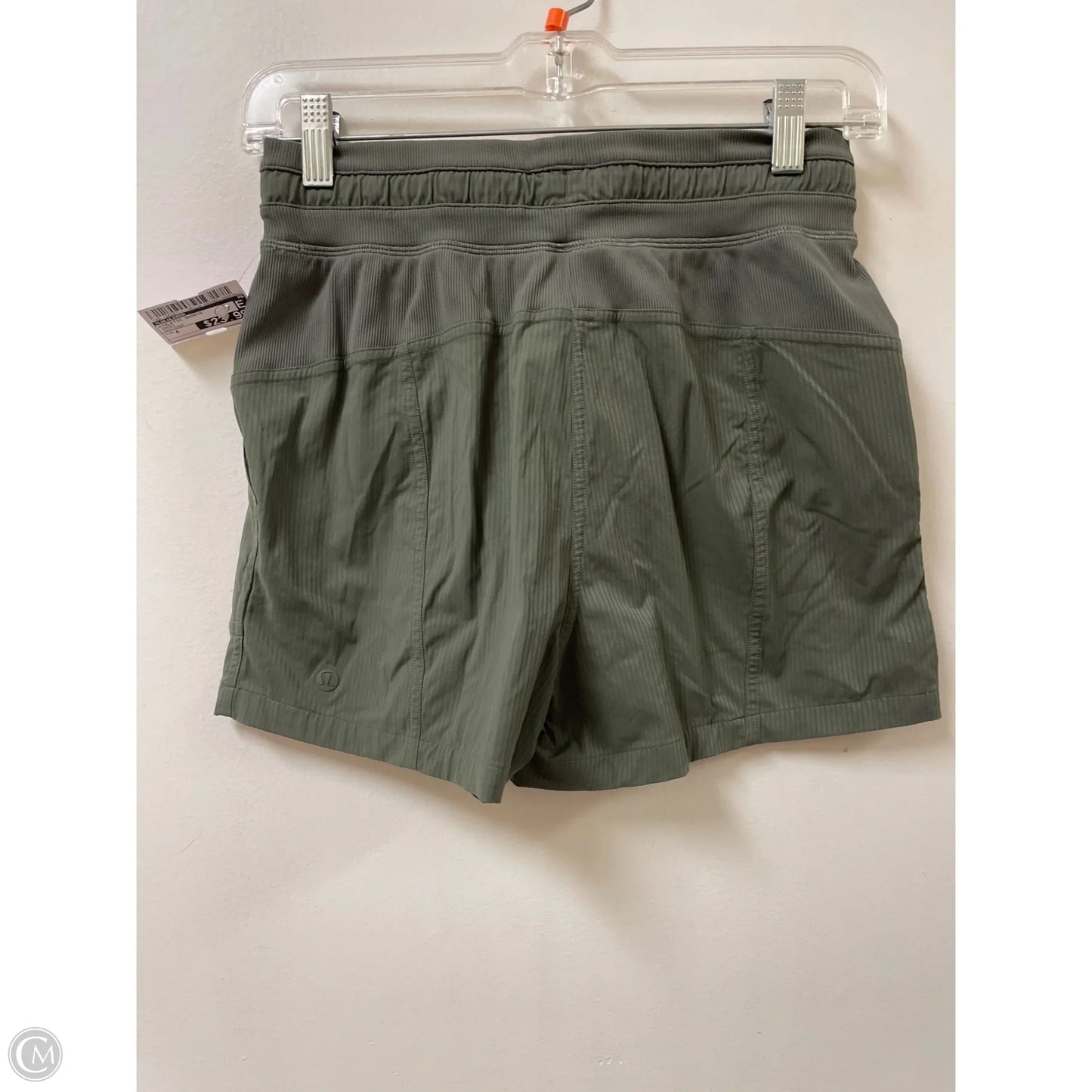 Athletic Shorts By Lululemon In Green, Size: 4