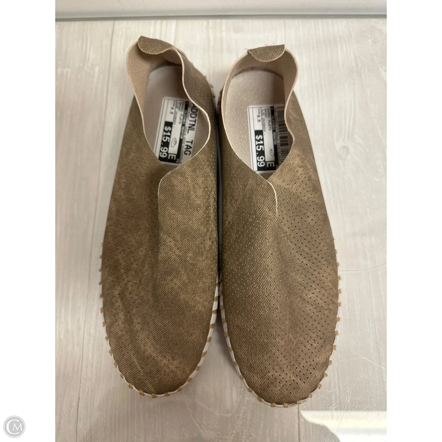 Shoes Flats By Clothes Mentor In Brown, Size: 8.5