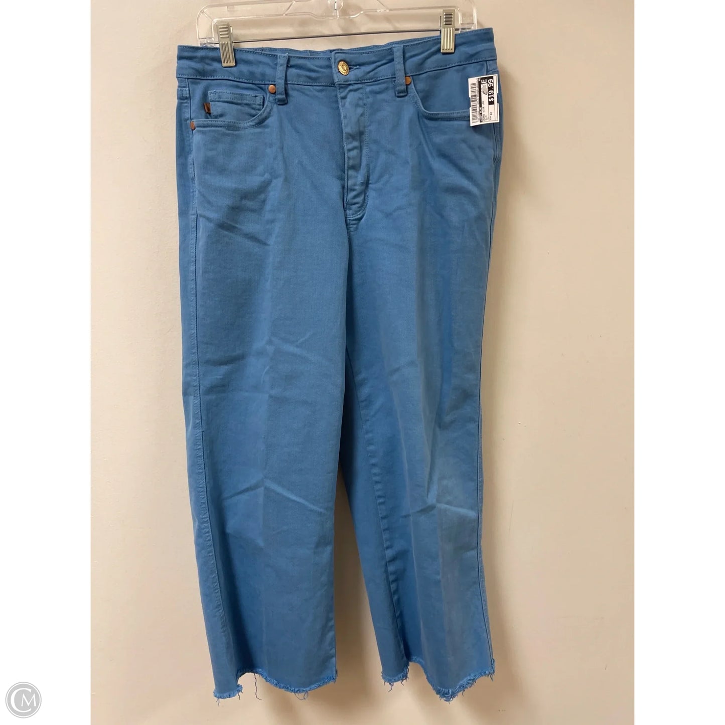 Jeans Wide Leg By Judy Blue In Blue, Size: 12