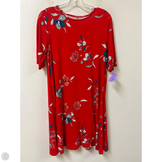 Dress Casual Short By St Johns Bay In Red, Size: M