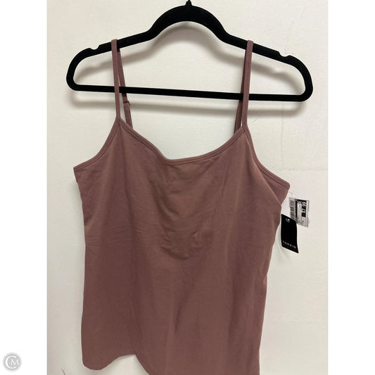 Tank Top By Torrid In Brown, Size: 2x