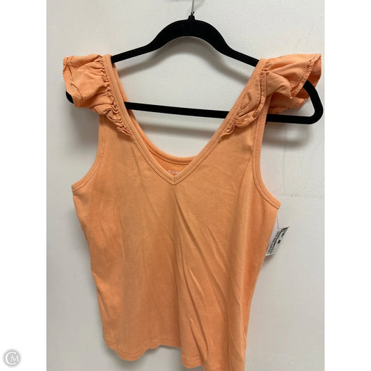 Top Sleeveless By Old Navy In Orange, Size: L