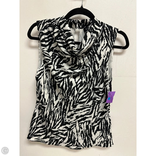 Top Sleeveless By Rachel Zoe In Black & White, Size: S