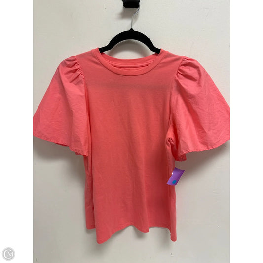 Top Short Sleeve By A New Day In Pink, Size: S