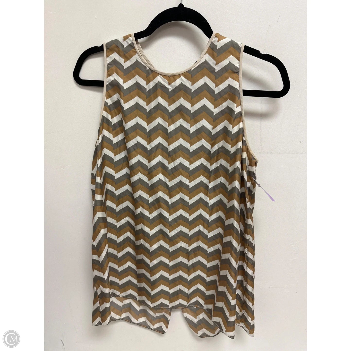 Top Sleeveless By Rag And Bone In Brown & Grey, Size: M