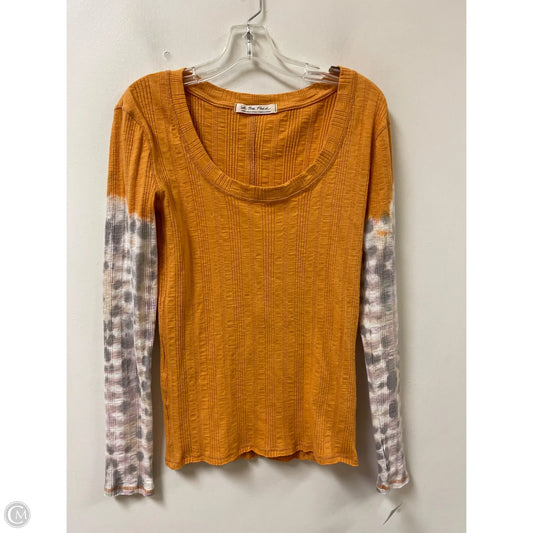 Top Long Sleeve By We The Free In Yellow, Size: L