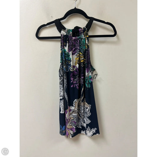 Top Sleeveless By Tahari In Multi-colored, Size: M