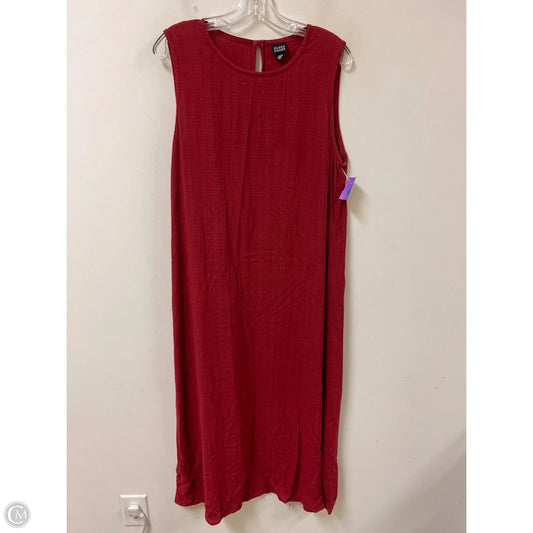 Dress Casual Maxi By Eileen Fisher In Red, Size: Xl