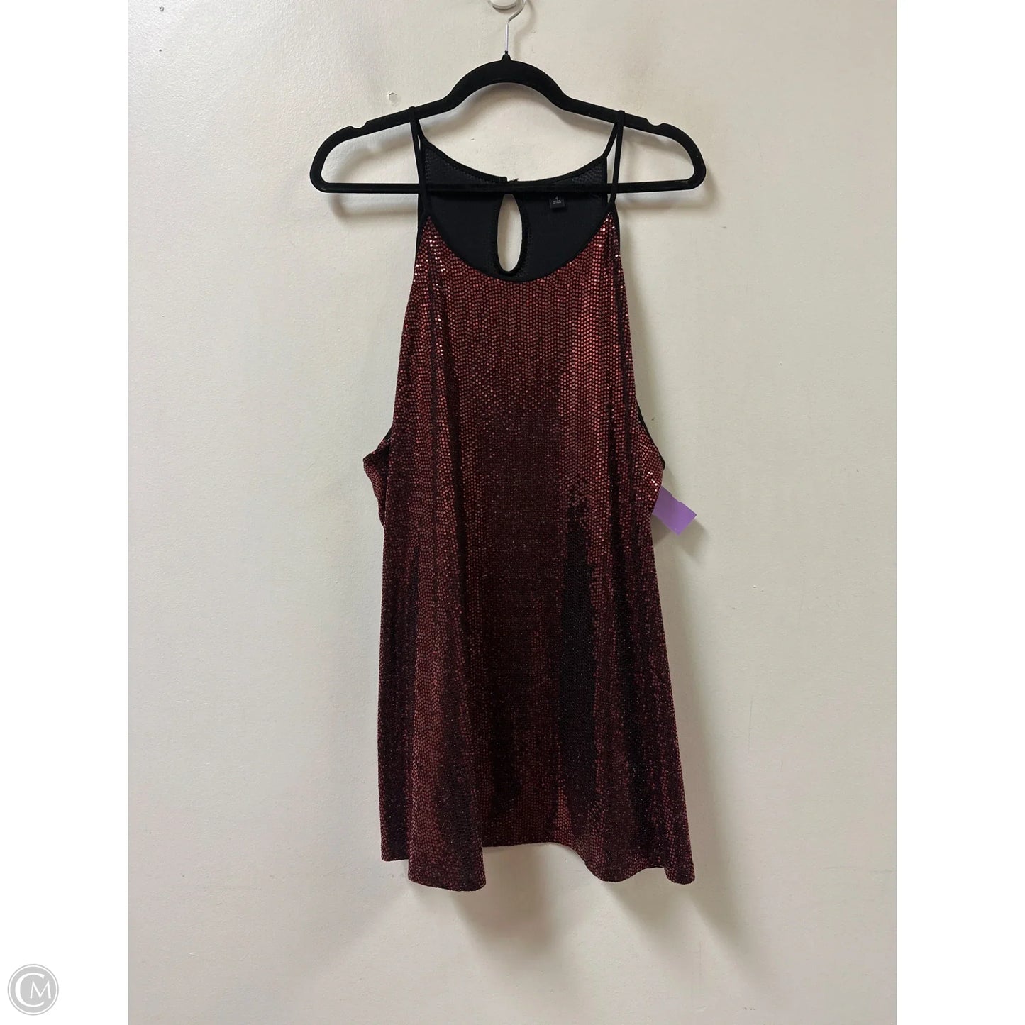 Top Sleeveless By Torrid In Red, Size: 4x
