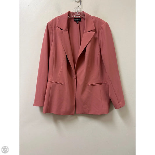 Blazer By Lane Bryant In Pink, Size: 3x