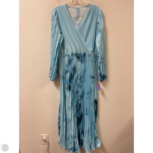 Dress Casual Maxi By Clothes Mentor In Blue, Size: L