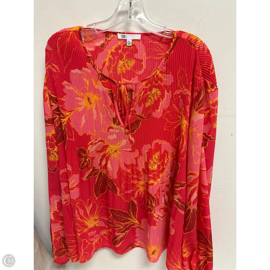 Top Long Sleeve By Dr2 In Pink, Size: 1x