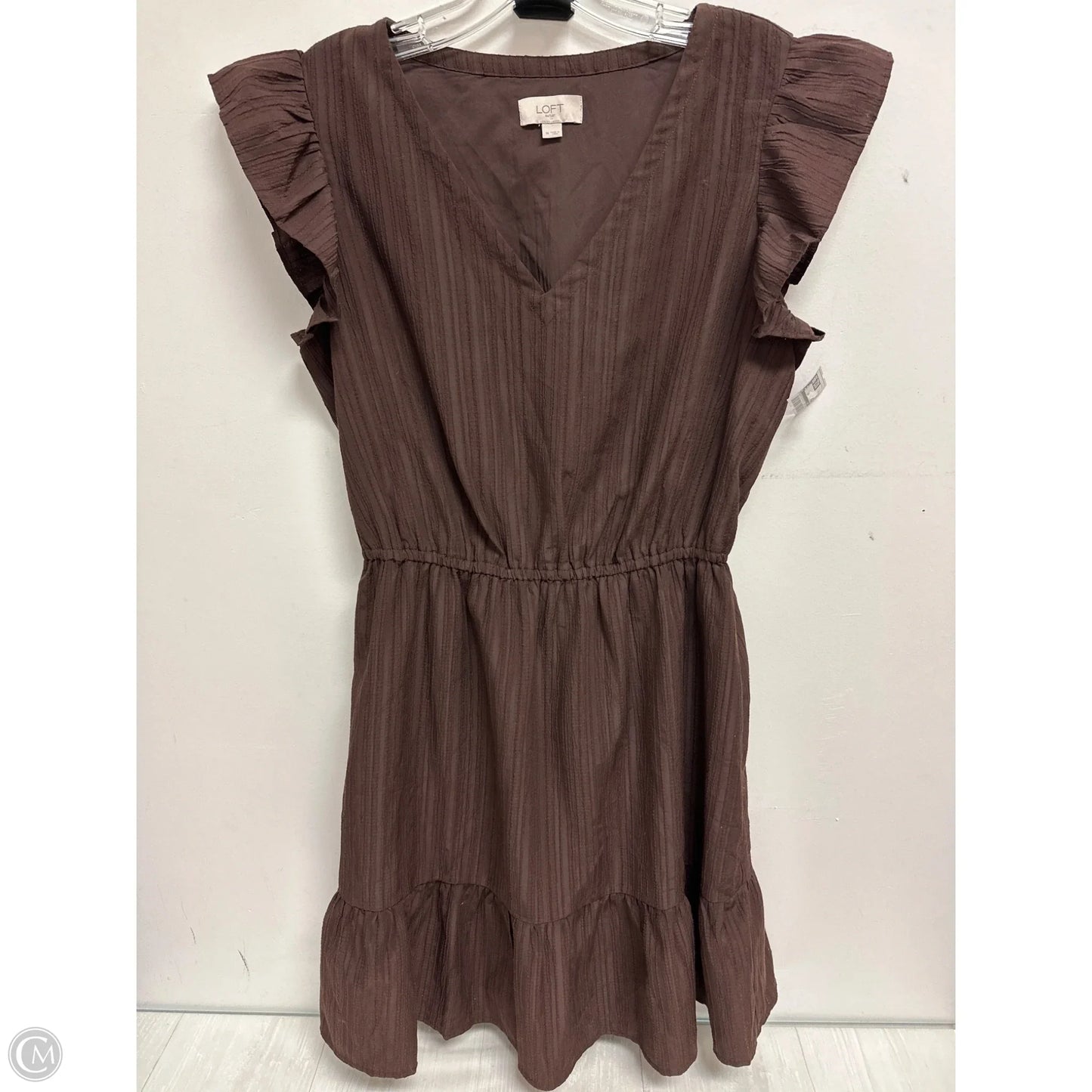 Dress Casual Short By Loft In Brown, Size: M