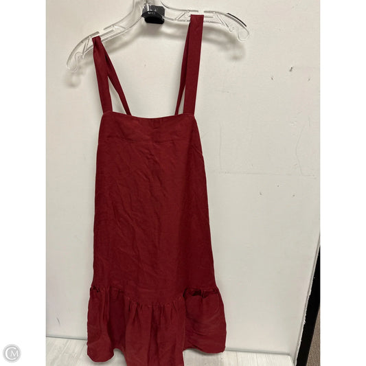 Dress Casual Short By Banana Republic In Red, Size: S