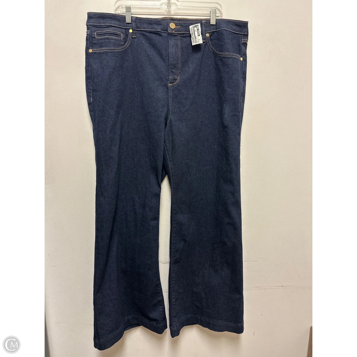 Jeans Flared By Torrid In Blue Denim, Size: 20