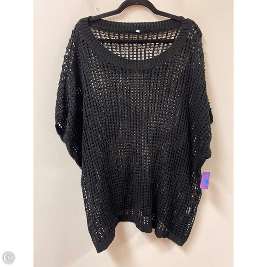 Top Short Sleeve By Clothes Mentor In Black, Size: 2x