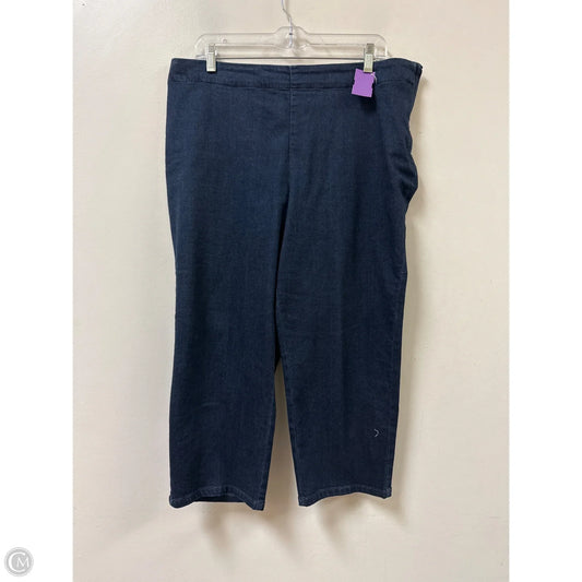 Jeans Cropped By Talbots In Blue, Size: 16