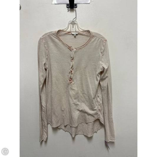 Top Long Sleeve By Lucky Brand In Cream, Size: S