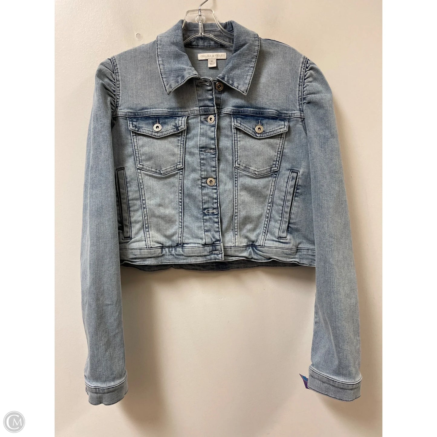 Jacket Denim By Chelsea And Violet In Blue Denim, Size: Xl