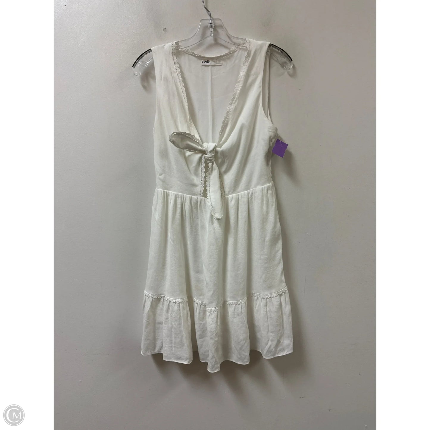 Dress Casual Short By Elodie In White, Size: M