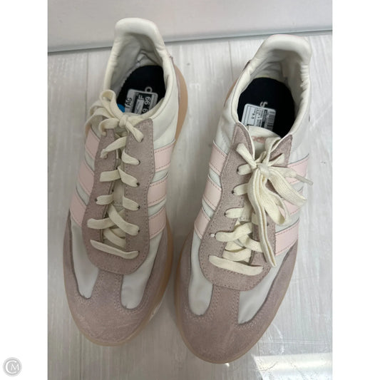 Shoes Sneakers By Adidas In Pink & White, Size: 9.5