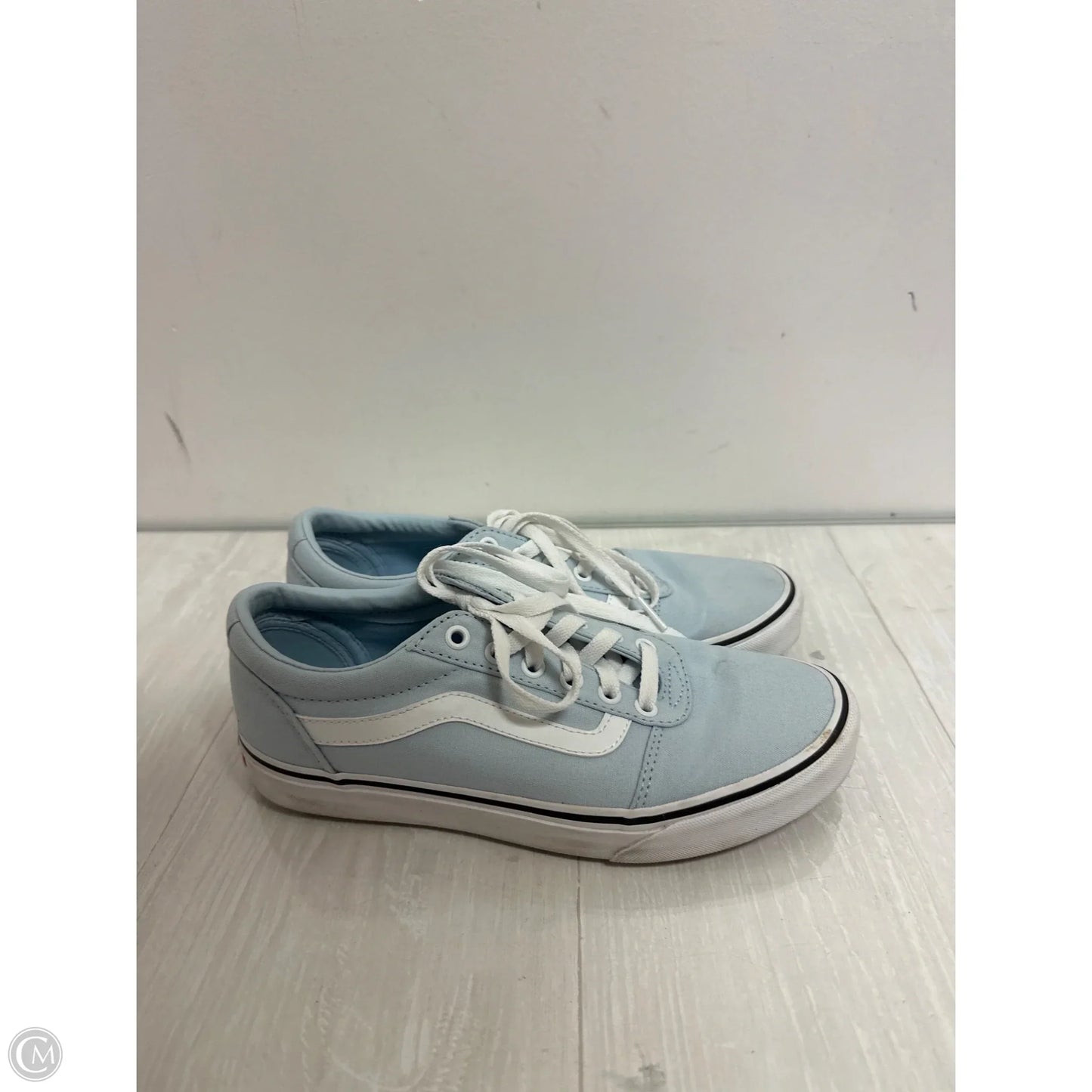 Shoes Sneakers By Vans In Blue, Size: 8.5