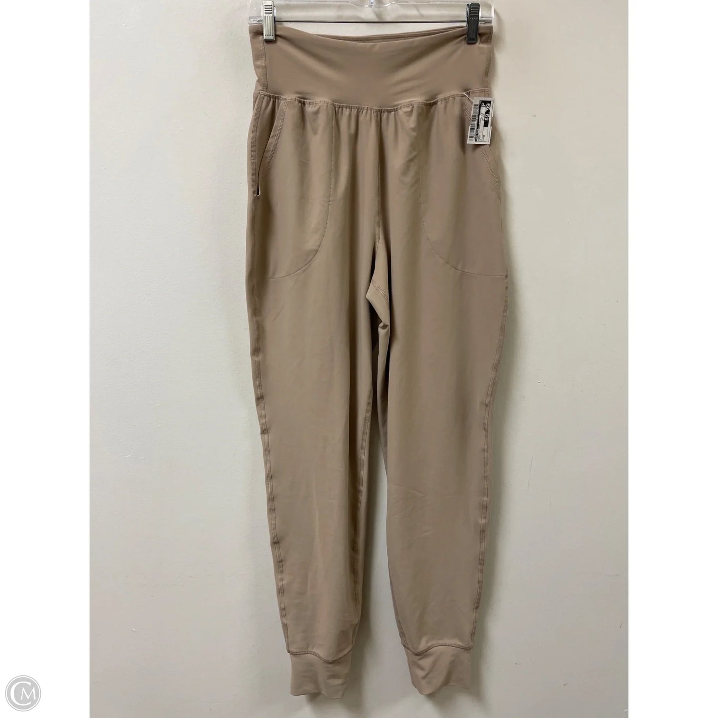 Athletic Leggings By Old Navy In Cream, Size: M