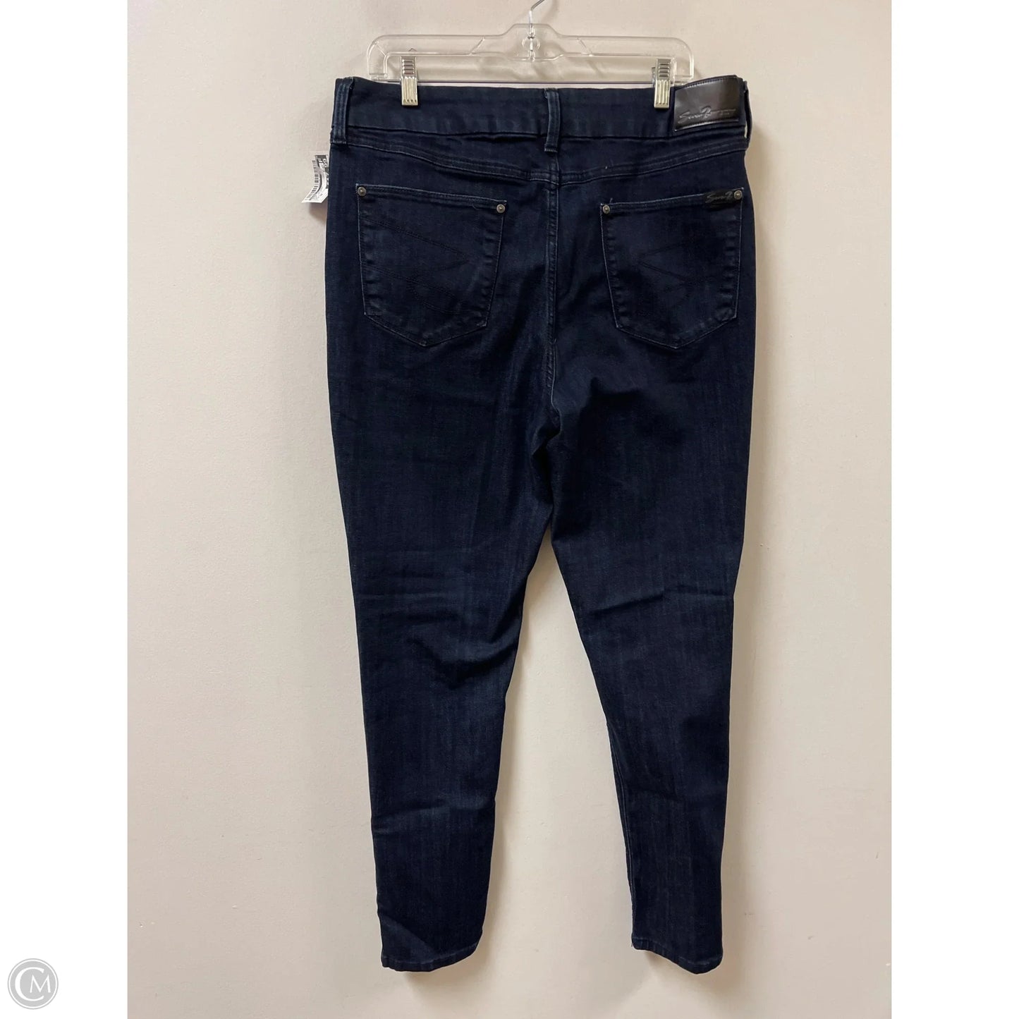 Jeans Skinny By Seven 7 In Blue Denim, Size: 16