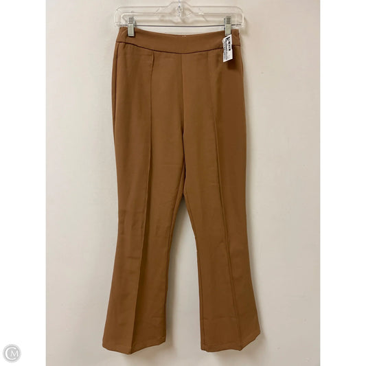 Pants Wide Leg By Princess Polly In Brown, Size: 4