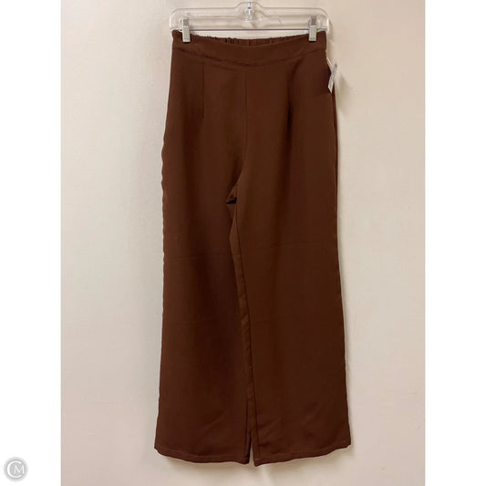 Pants Wide Leg By Clothes Mentor In Brown, Size: 4