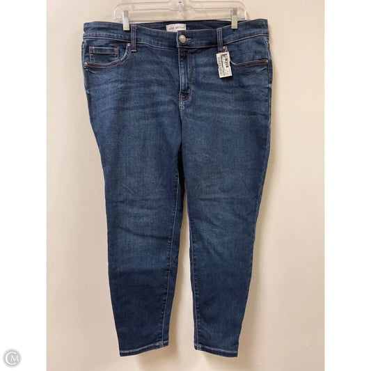 Jeans Skinny By Lane Bryant In Blue Denim, Size: 18
