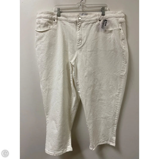 Jeans Skinny By Lane Bryant In White Denim, Size: 24