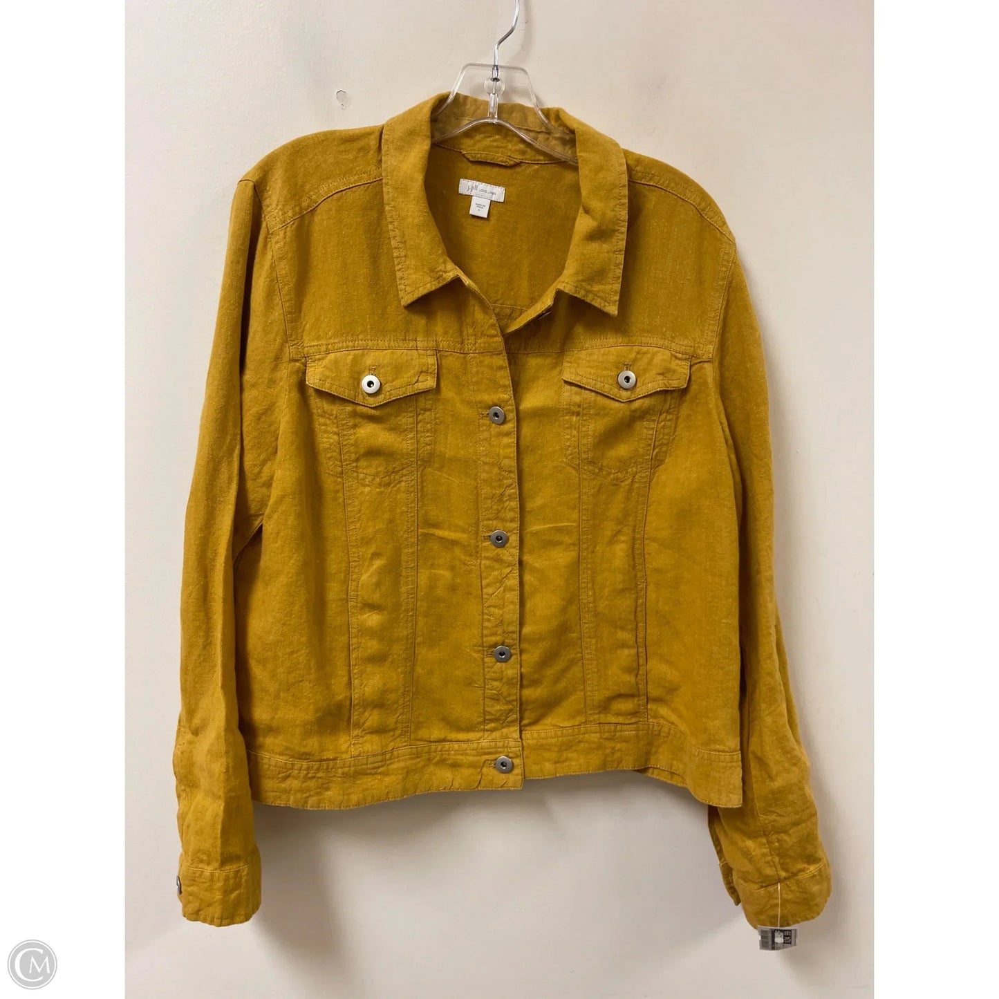Jacket Other By J. Jill In Yellow, Size: L