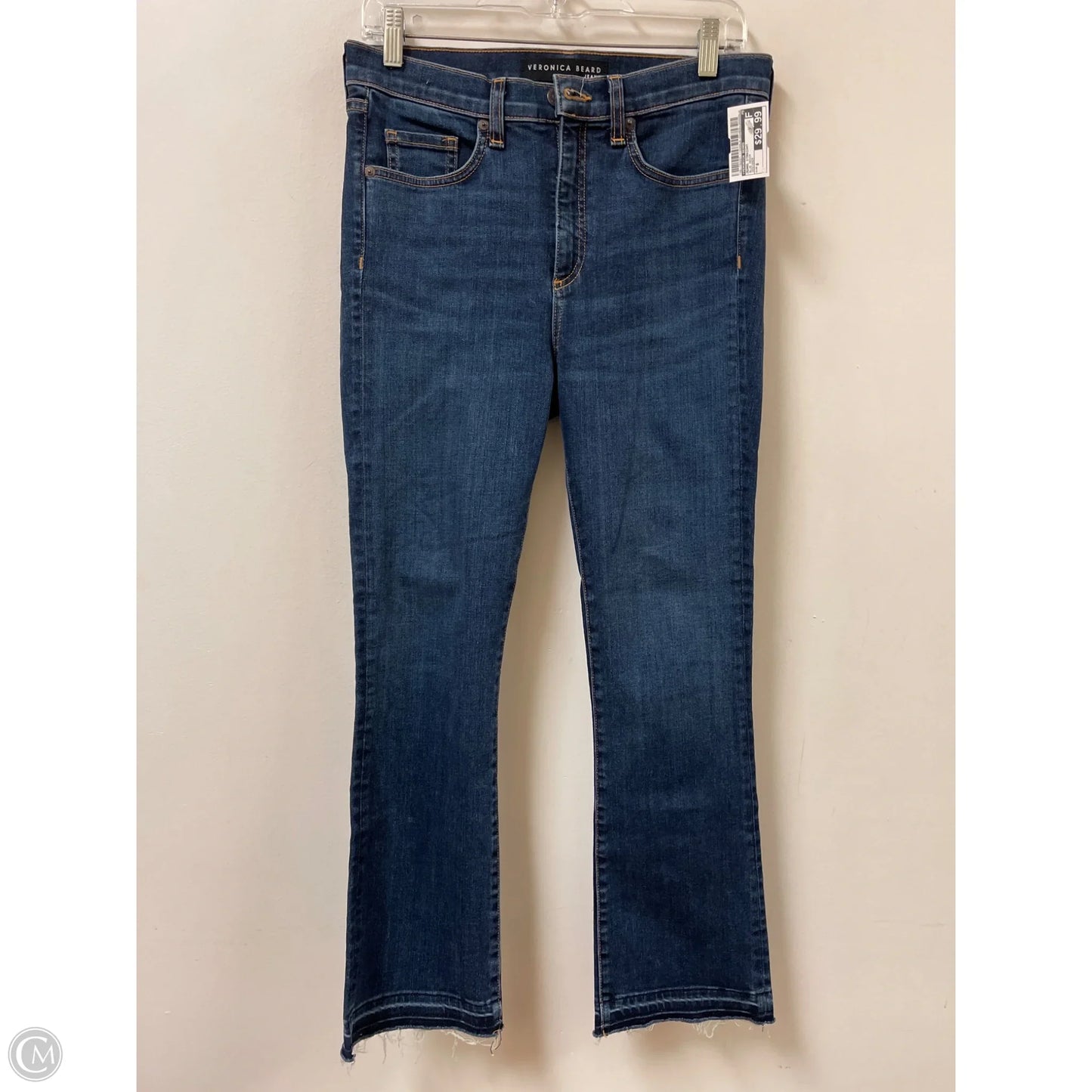 Jeans Straight By Veronica Beard In Blue Denim, Size: 8