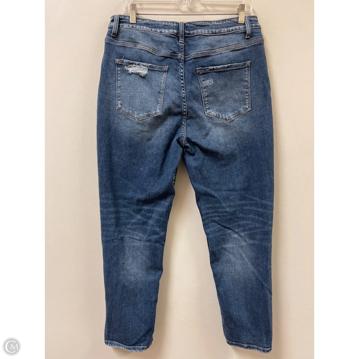 Jeans Skinny By Vervet In Blue Denim, Size: 10