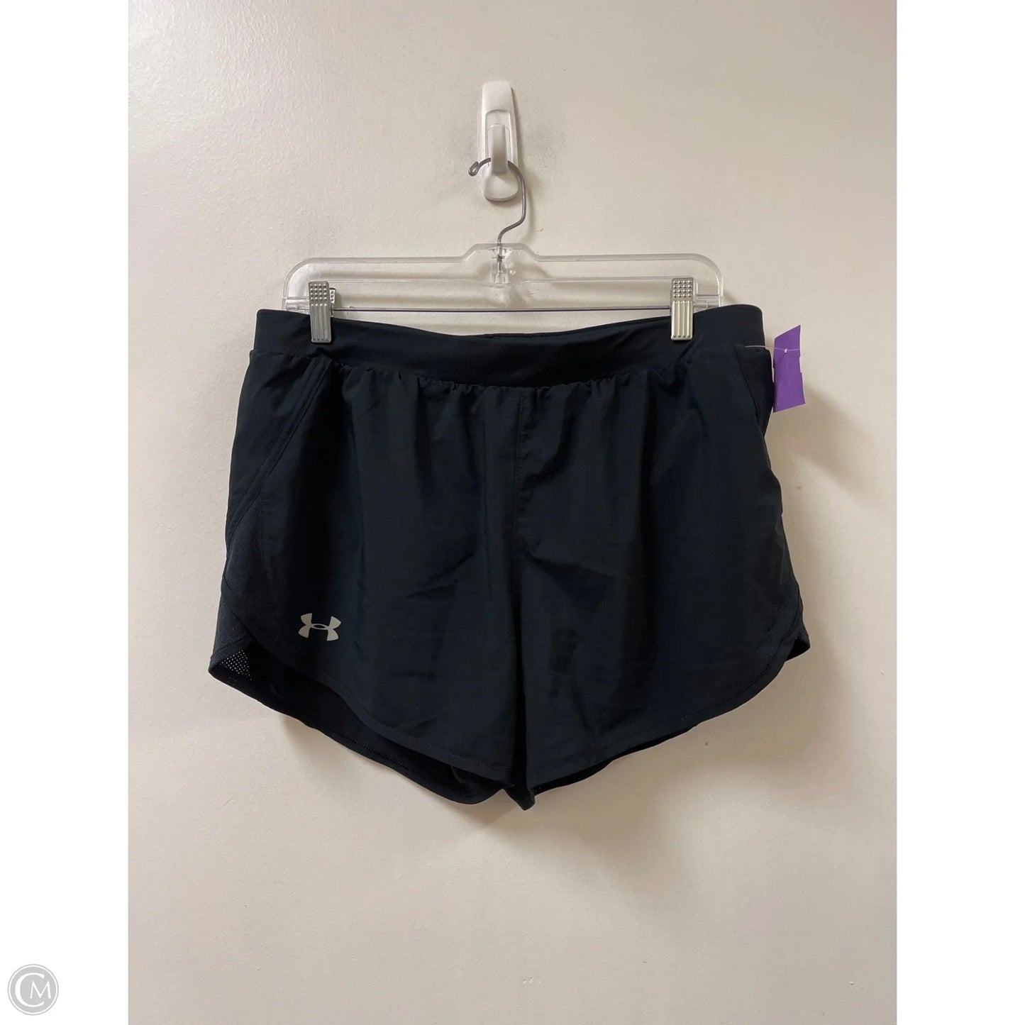 Athletic Shorts By Under Armour In Black, Size: L