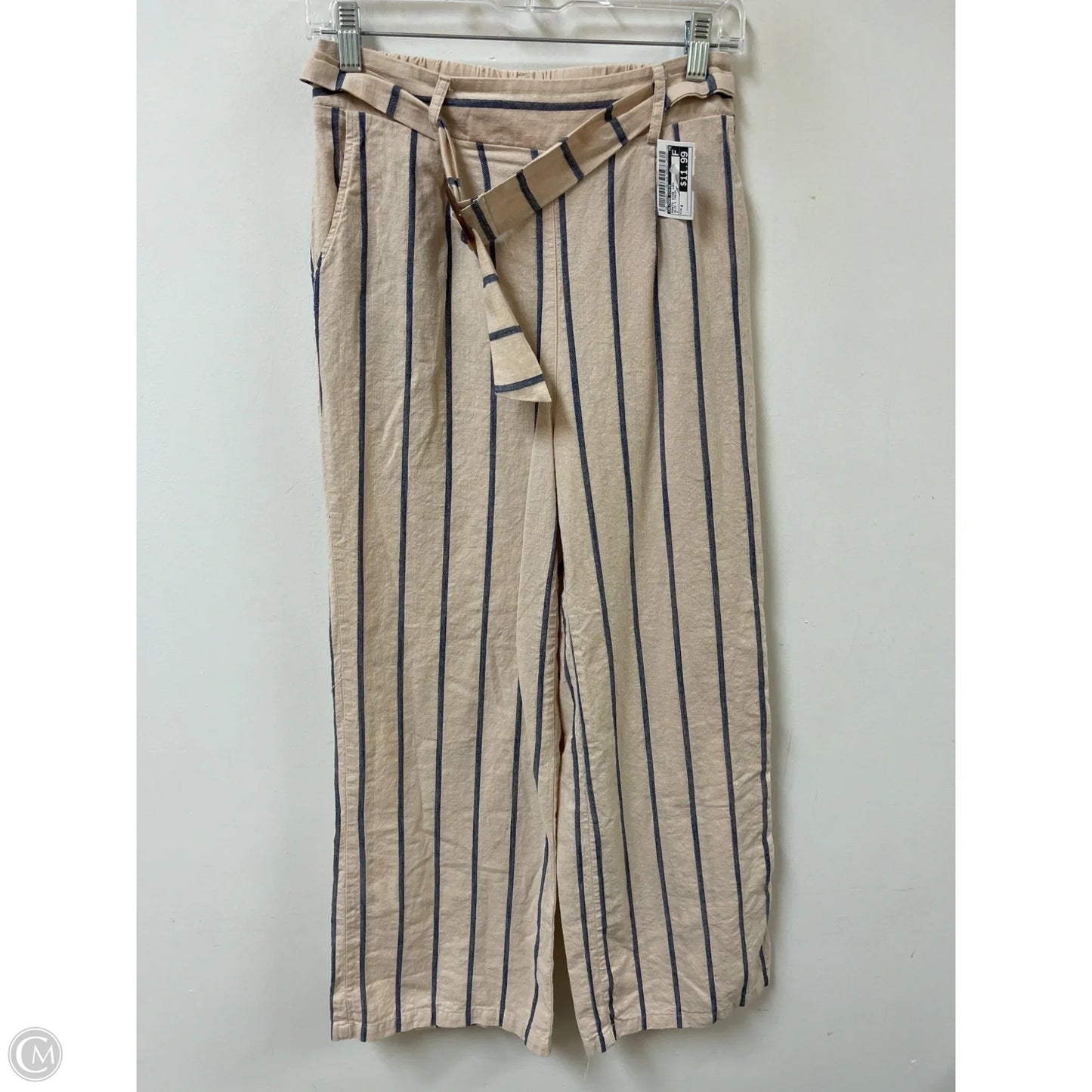Pants Wide Leg By Altard State In Blue & Cream, Size: 4