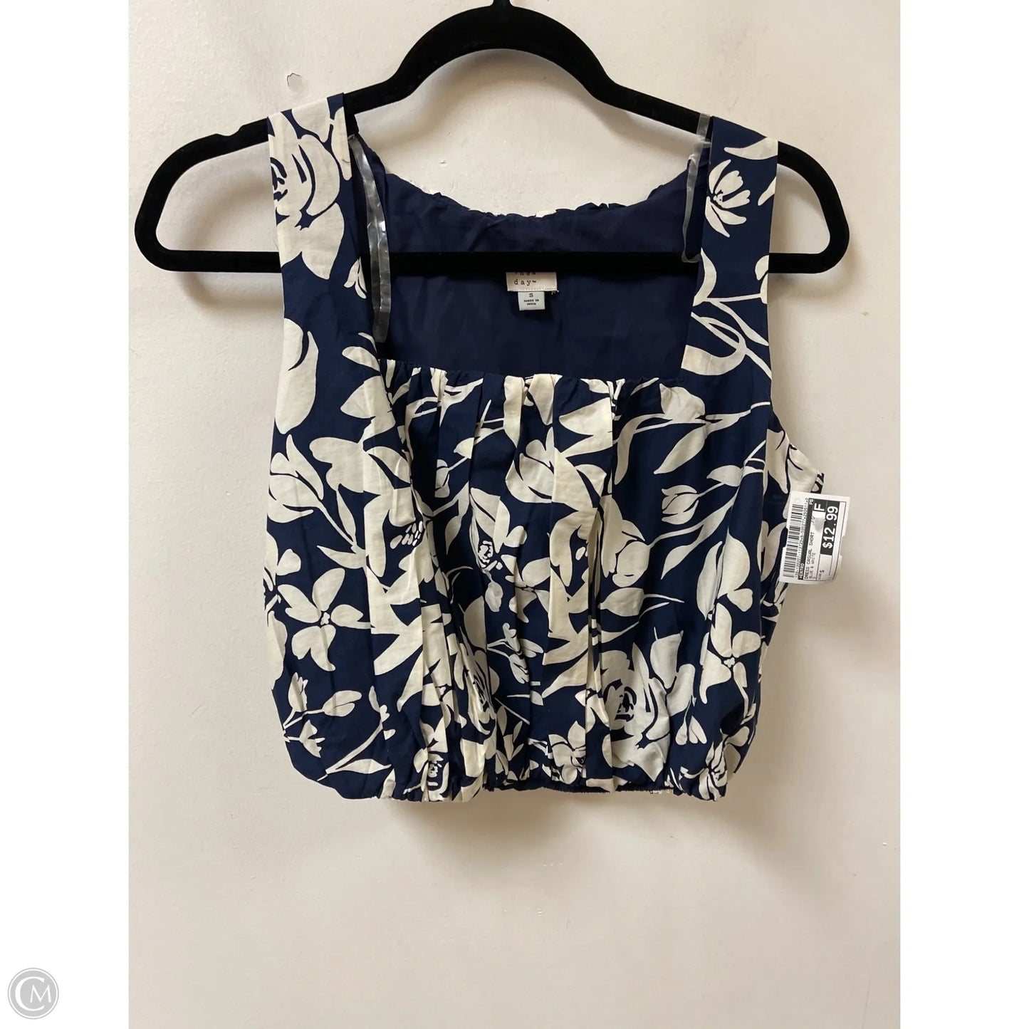 Dress Casual Short By Entro In Blue & White, Size: S