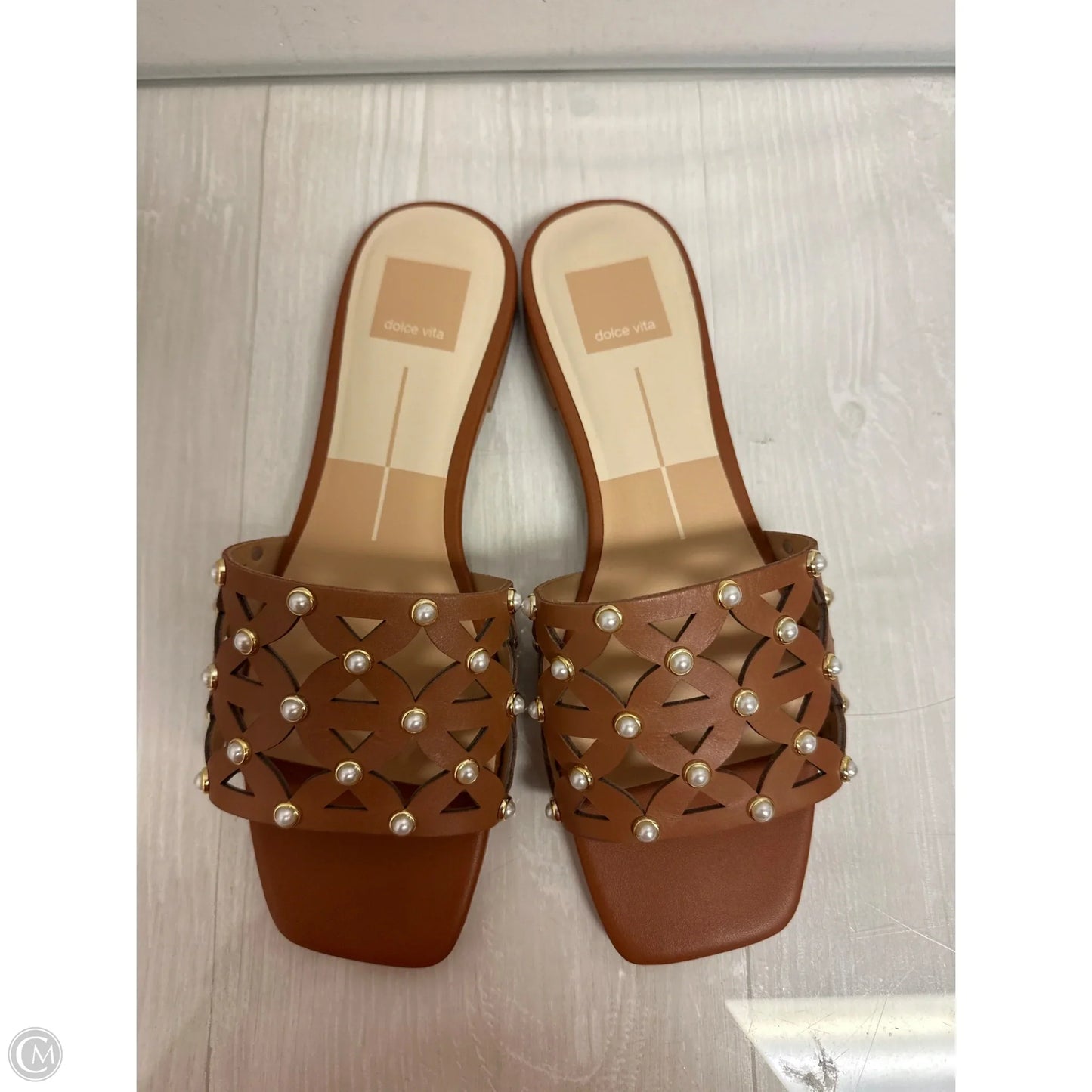 Sandals Flats By Dolce Vita In Tan, Size: 8