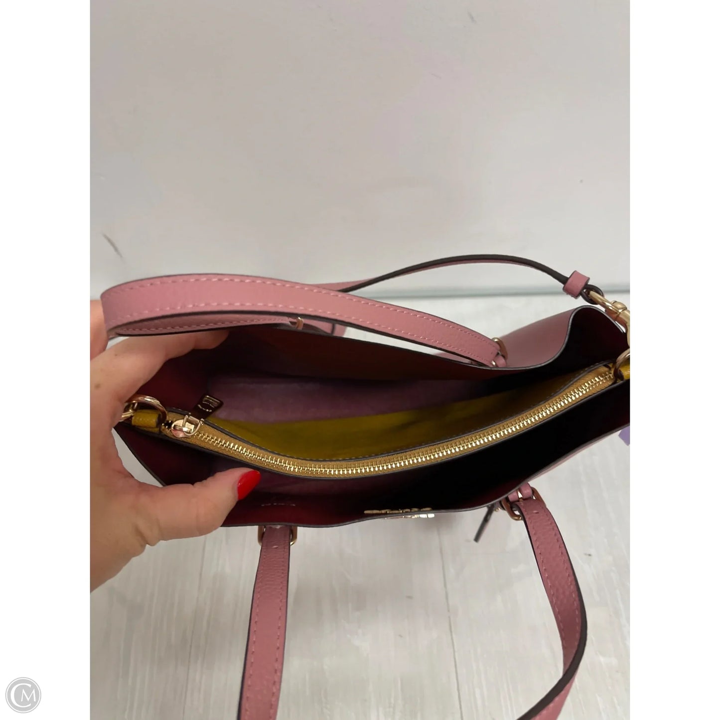 Handbag Designer By Coach, Size: Small