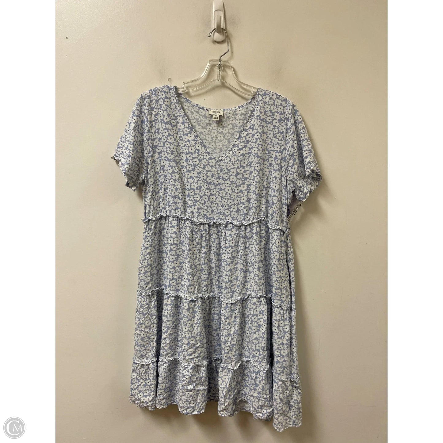 Dress Casual Short By J. Crew In Blue & White, Size: M