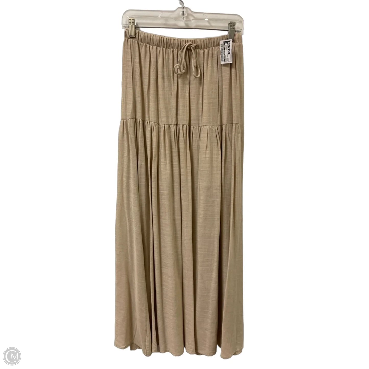 Skirt Maxi By Clothes Mentor In Cream, Size: 4